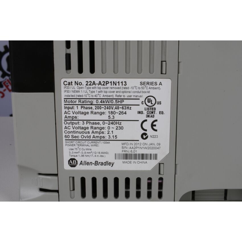 POWERFLEX 22A-A2P1N113