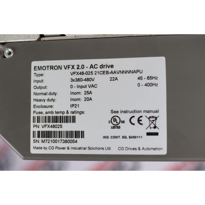 VFX48-025 21CEB-AAVNNNNAPU
