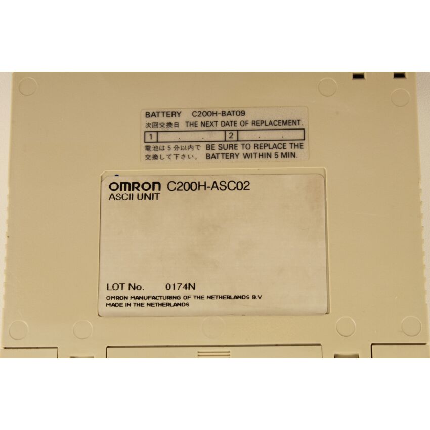 C200H-ASC02 (ASCII unit)