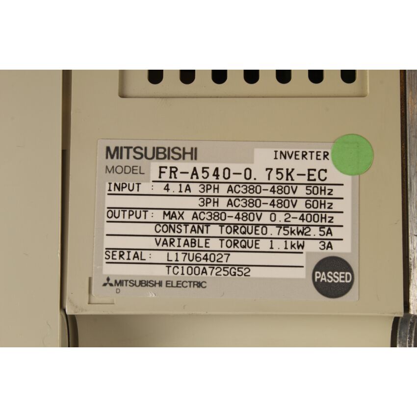 A500 FR-A540-0.75K-EC 