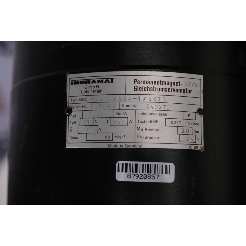 MDC 9.20B/SSA-1/S031