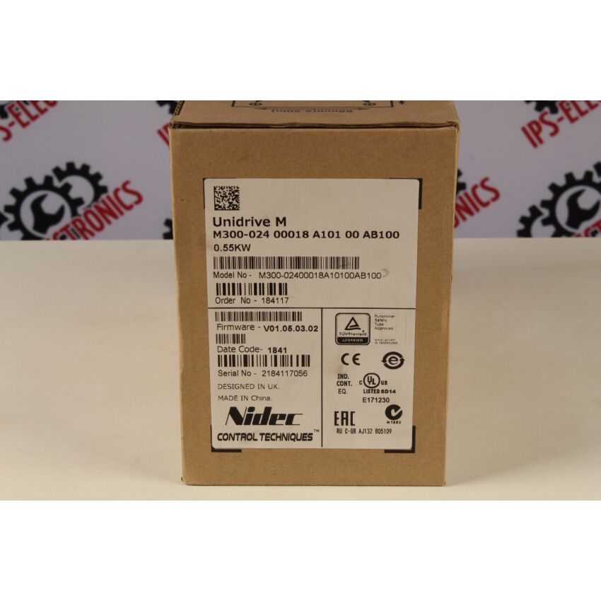 NIDEC UNIDRIVE M300-024 00018 