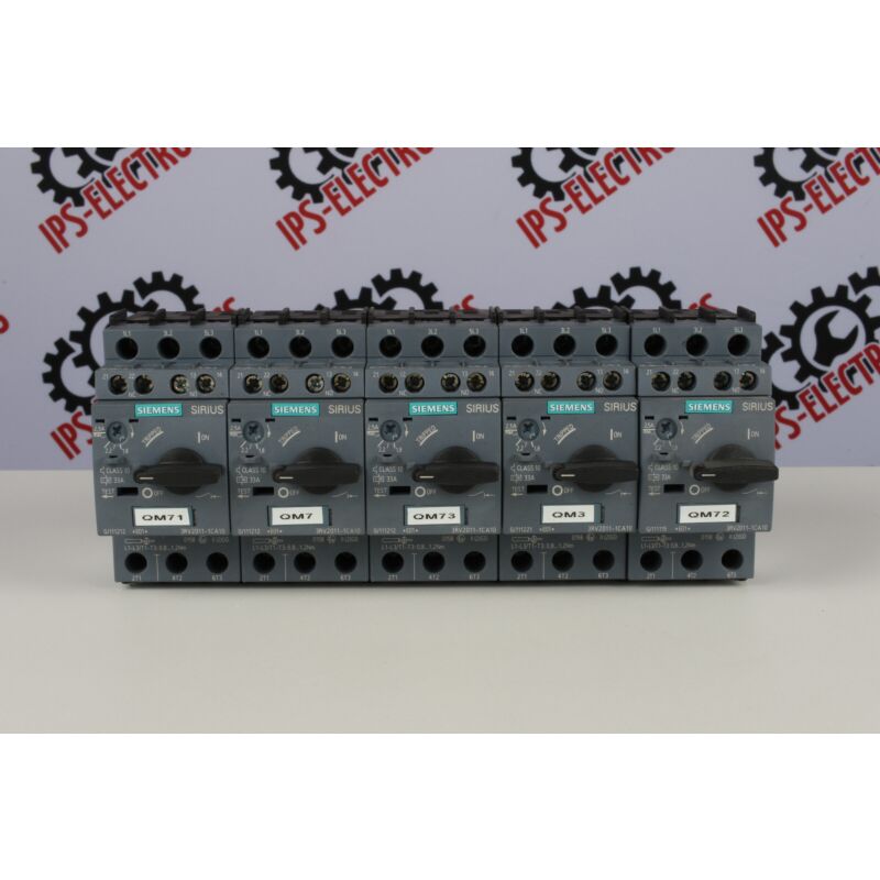 3RV2011-1CA10 QM71/QM7/QM73/GM3/QM72 33A (5x BUNDLE)